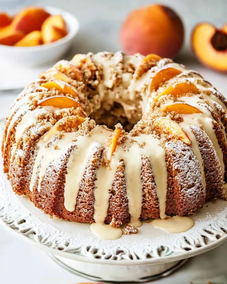 Peach Cobbler Pound Cake