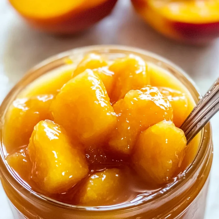 Peach Compote
