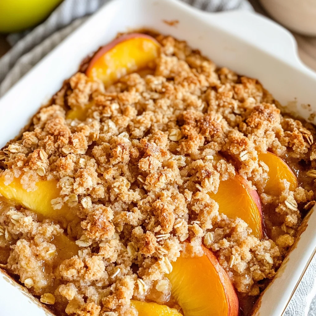 Peach Crisp
