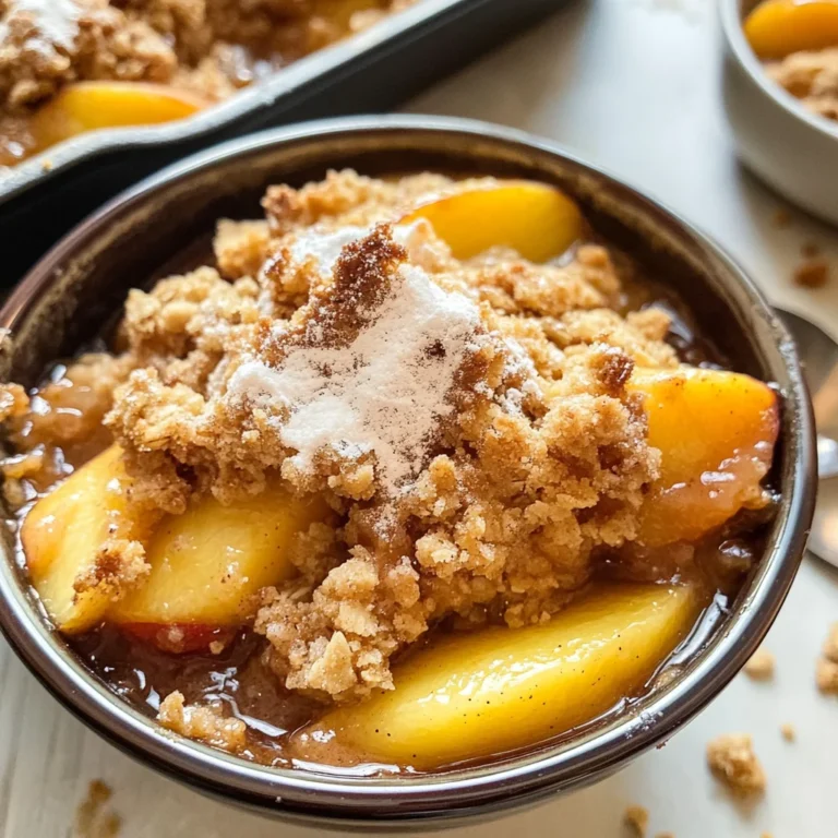 Peach Crisp