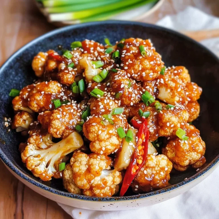 Sticky Sesame Cauliflower