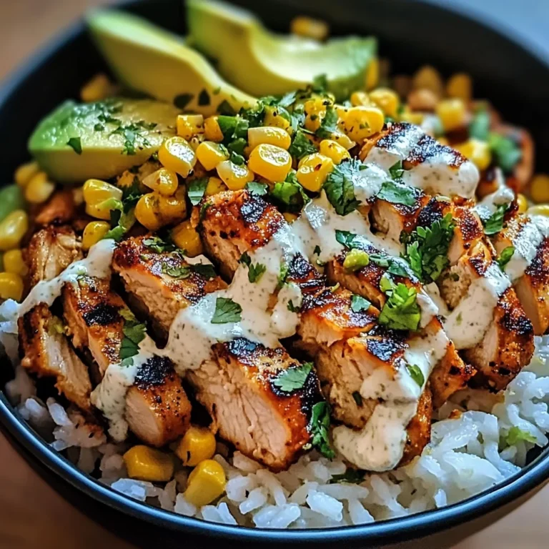 Street Corn Chicken Rice Bowl