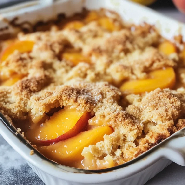 The Best Peach Cobbler