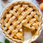 The Best Peach Pie