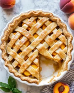 The Best Peach Pie