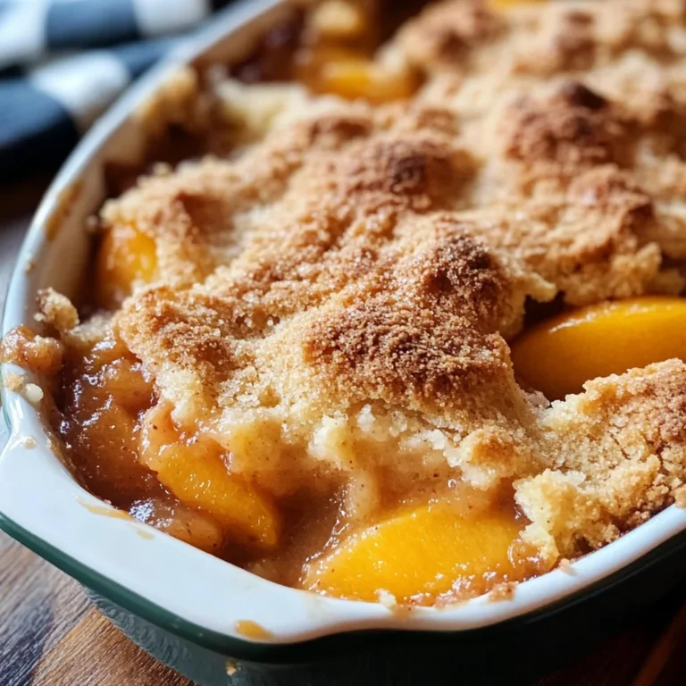 The Best Southern Peach Cobbler Recipe
