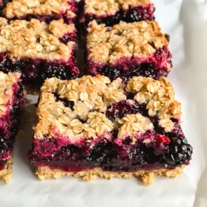 Vegan Berry Crumble Bars