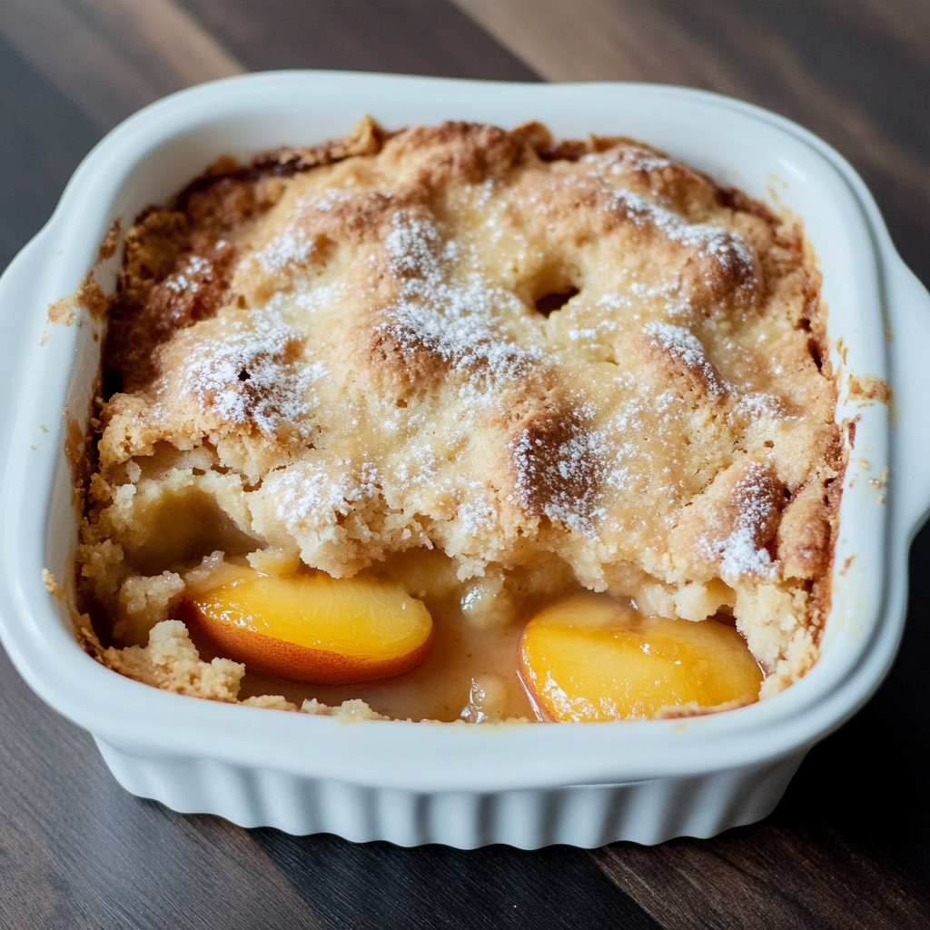 Peach Cobbler for Two