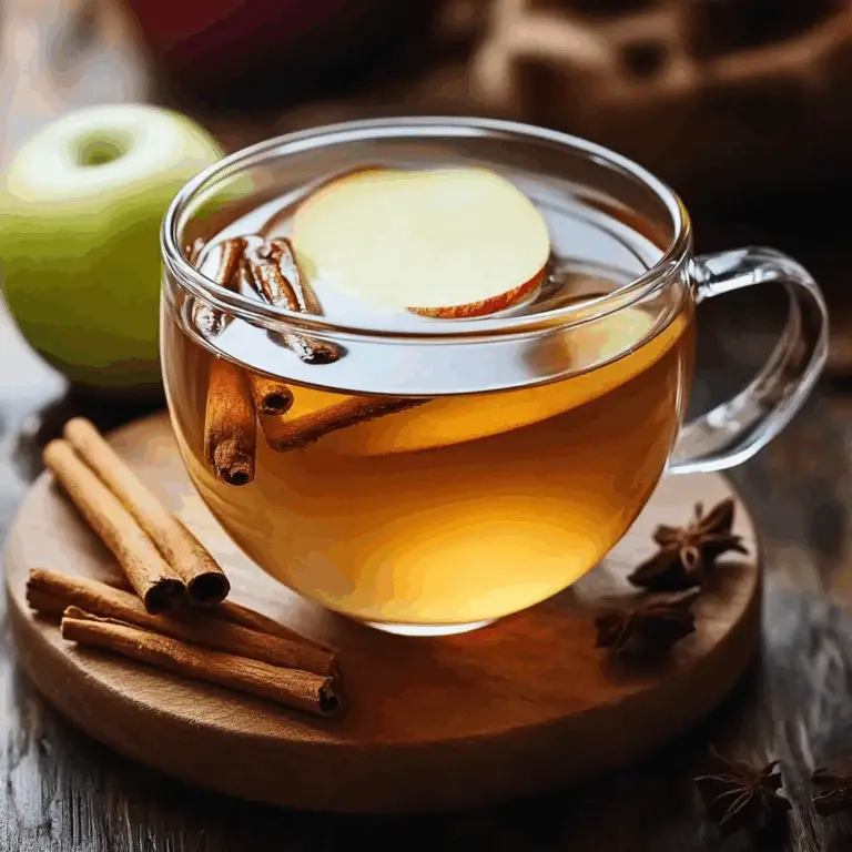 Apple Cinnamon Tea with Ginger