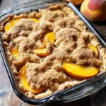 Old School Easy Brown Sugar Peach Cobbler
