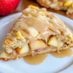 Moist Apple Scones with Maple Glaze