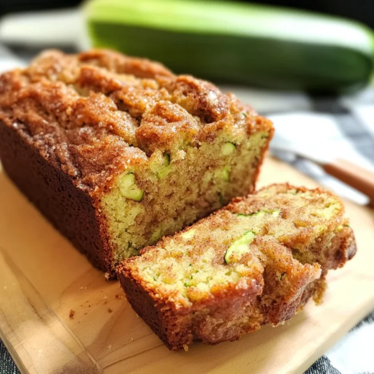 Moist and Delicious Cinnamon Swirl Zucchini Bread