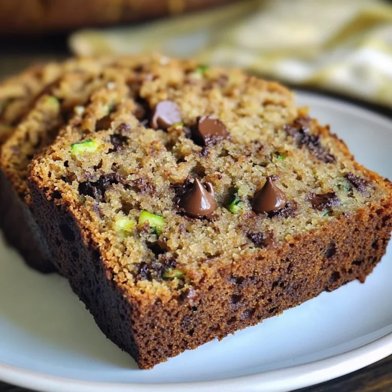 Mom's Perfect Chocolate Chip Zucchini Bread