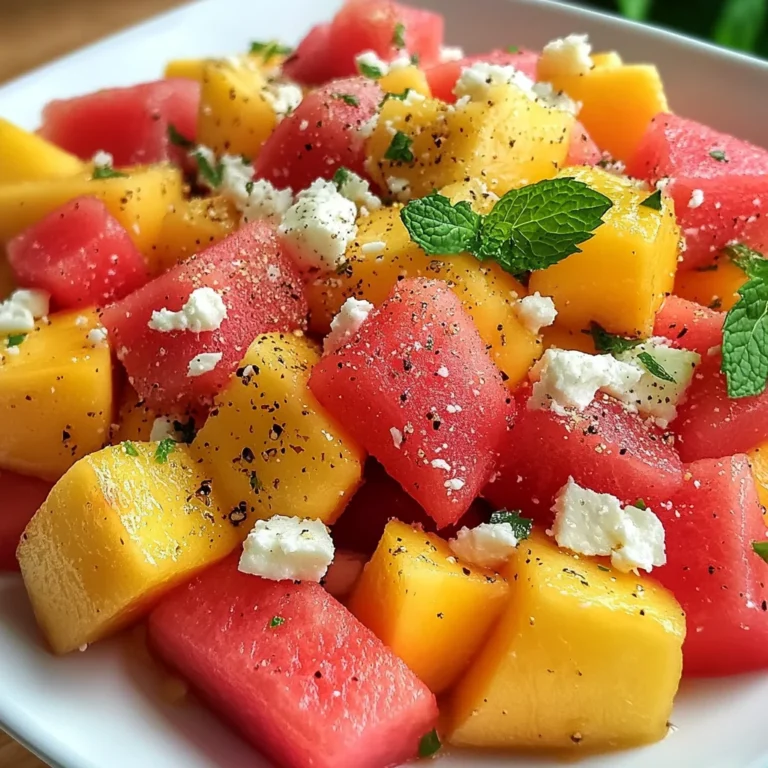 The Peach Watermelon Salad That Tastes Like Summer