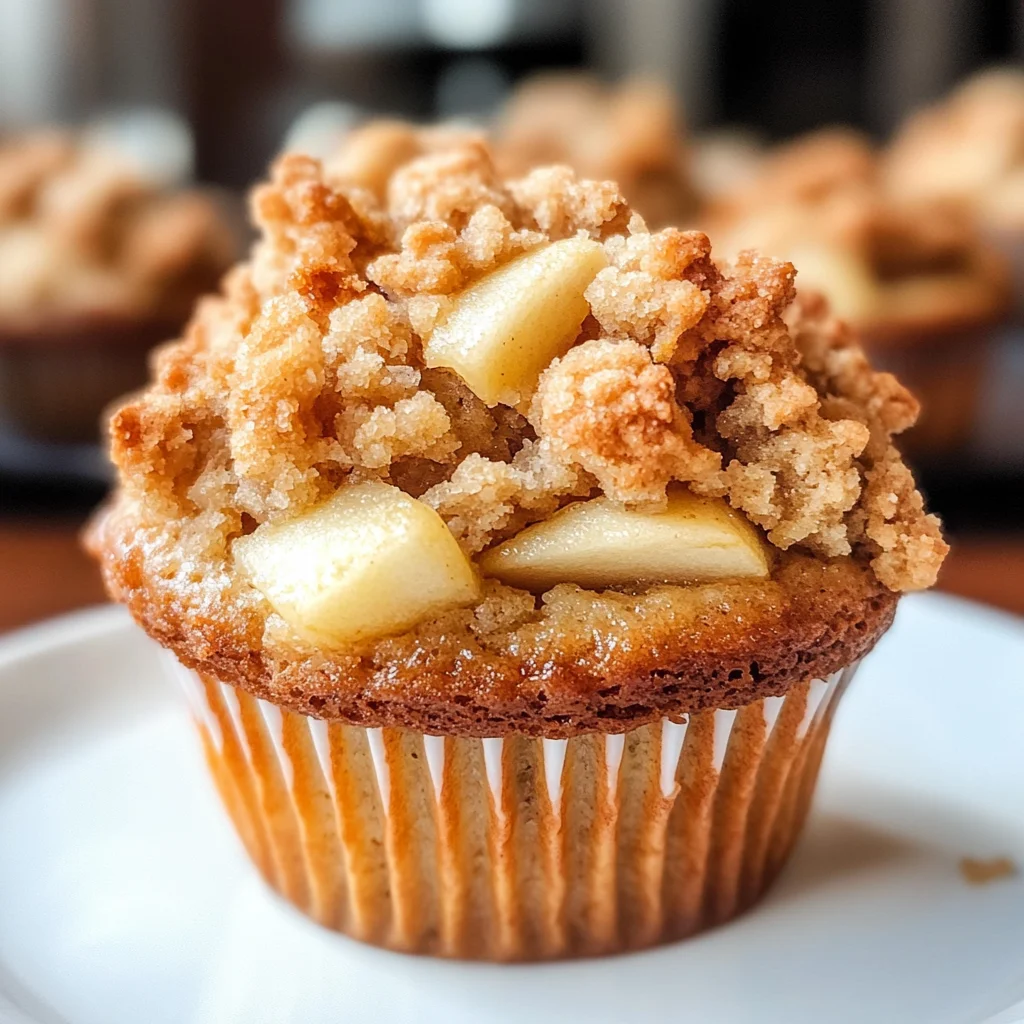 Apple Crumble Muffins