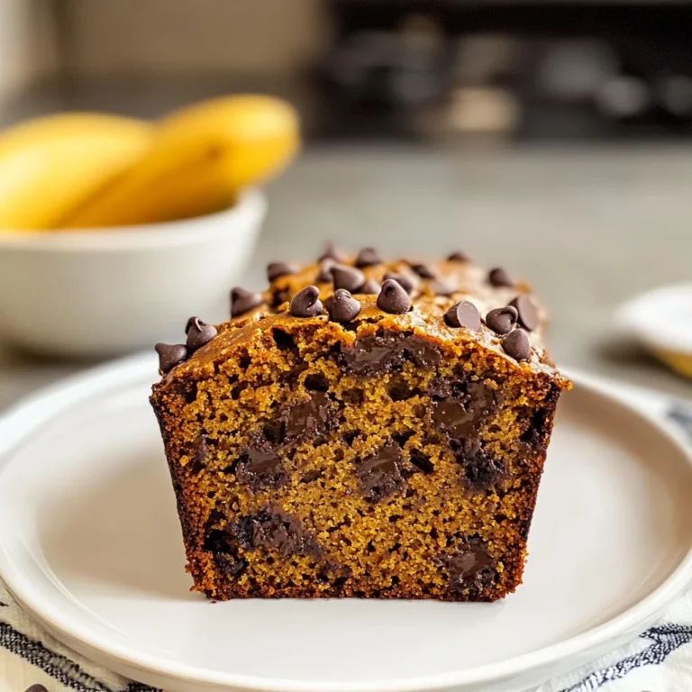 Banana Chocolate Chip Pumpkin Bread
