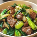 Beef and Bok Choy Stir Fry