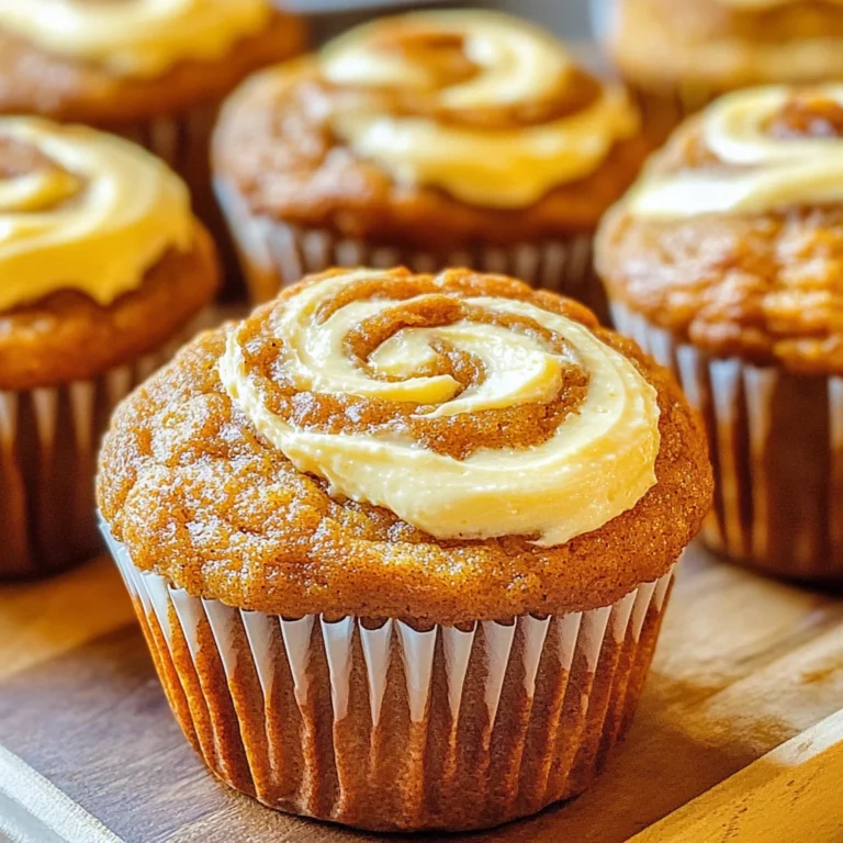 Best Swirled Pumpkin Cream Cheese Muffins