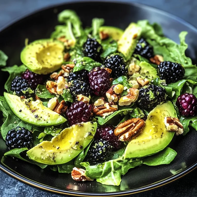 Blackberry Avocado Salad