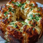 Chicken Alfredo Monkey Bread
