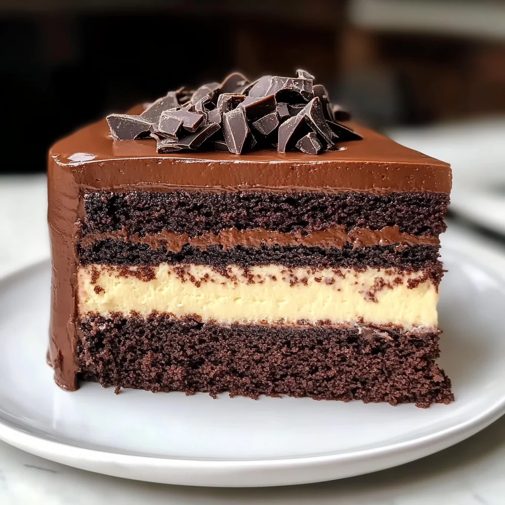 Chocolate Mousse Layer Cake