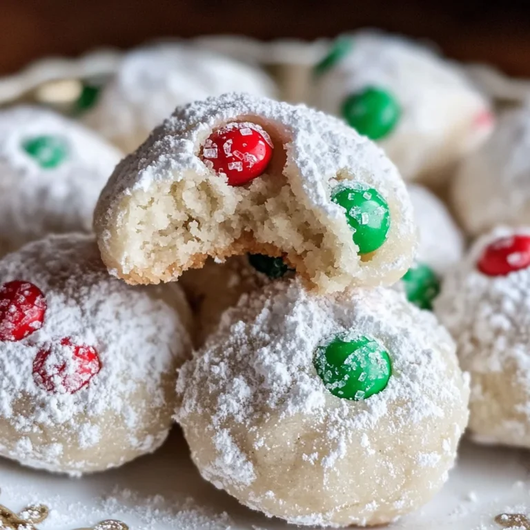 Christmas Snowball Cookies