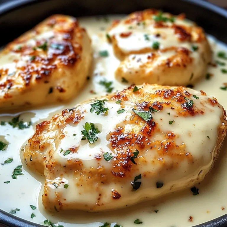 Creamy Baked Chicken with Parmesan and Garlic