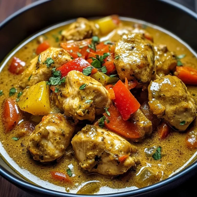 Creamy Coconut Chicken Curry with Jamaican Flair