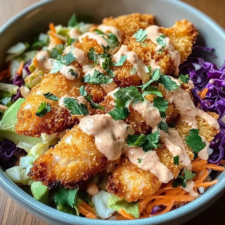 Crispy Fish Taco Bowls