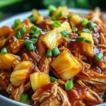 Crockpot Pineapple BBQ Chicken