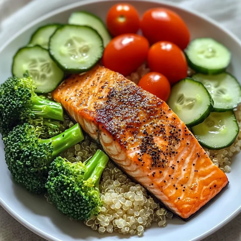Lemon-Pepper Salmon Quinoa Plate