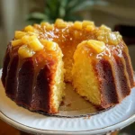 Pineapple Pound Cake with Pineapple Glaze