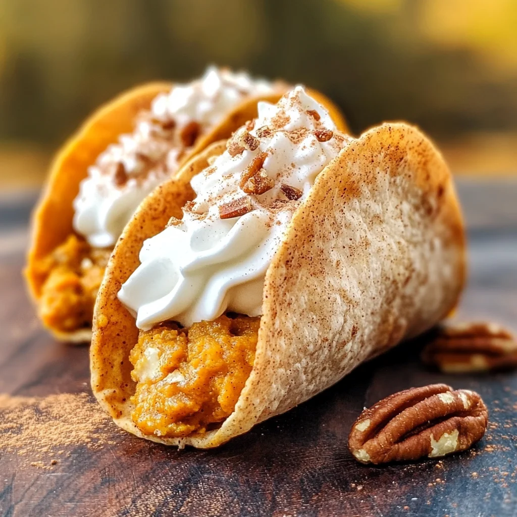 Pumpkin Pie Tacos