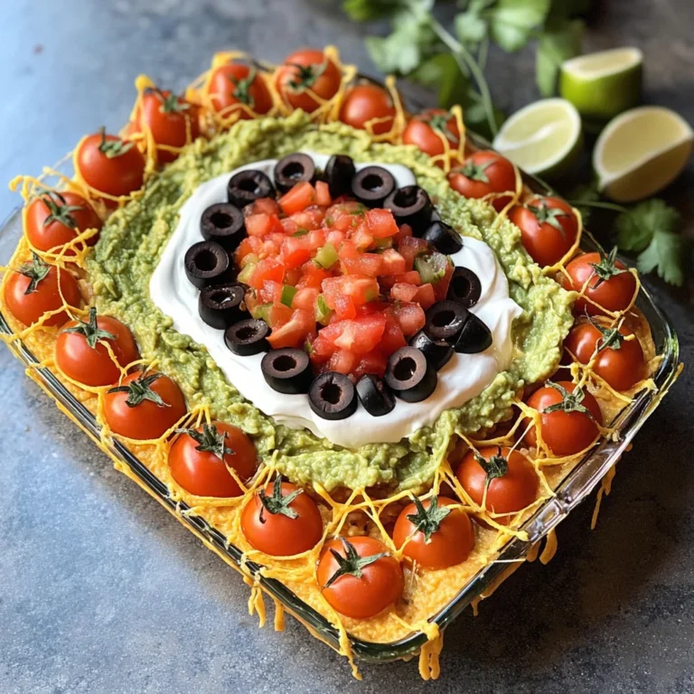 Spiderweb Seven Layer Dip Board