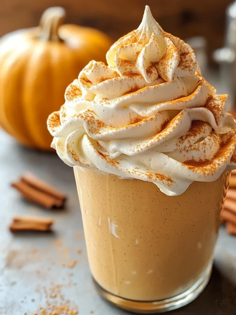 Starbucks Pumpkin Spice Whipped Cream
