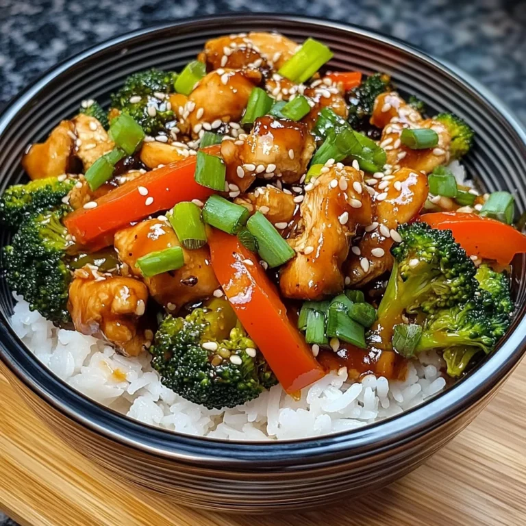 Sticky Teriyaki Chicken Stir-Fry Bowl