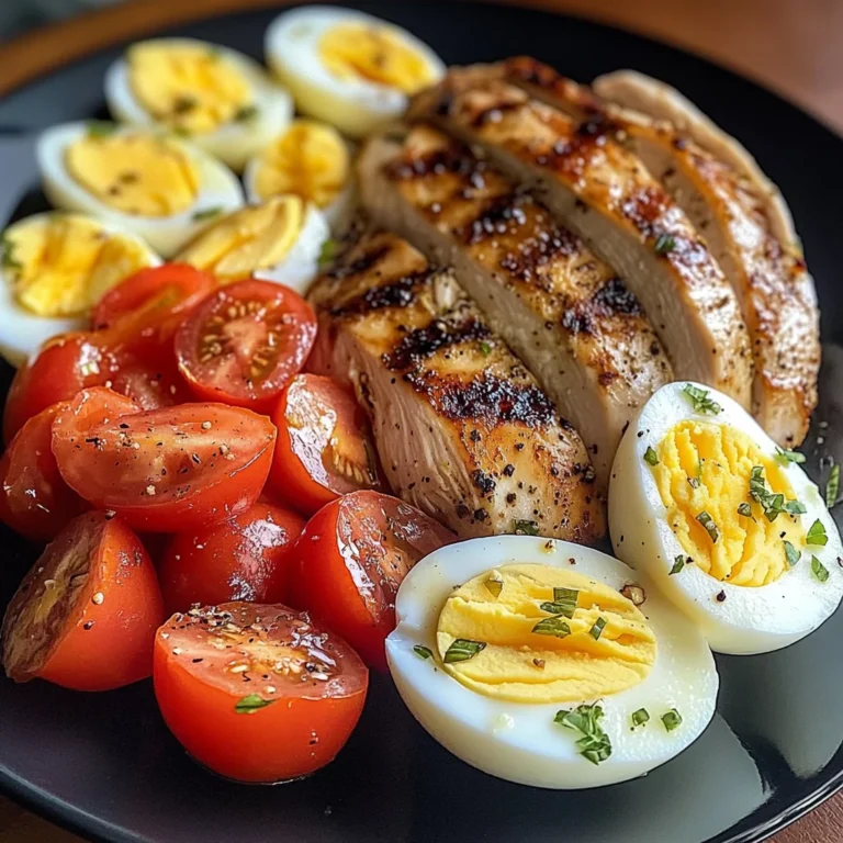 Tomato-Lovers Protein Plate with Chicken & Eggs