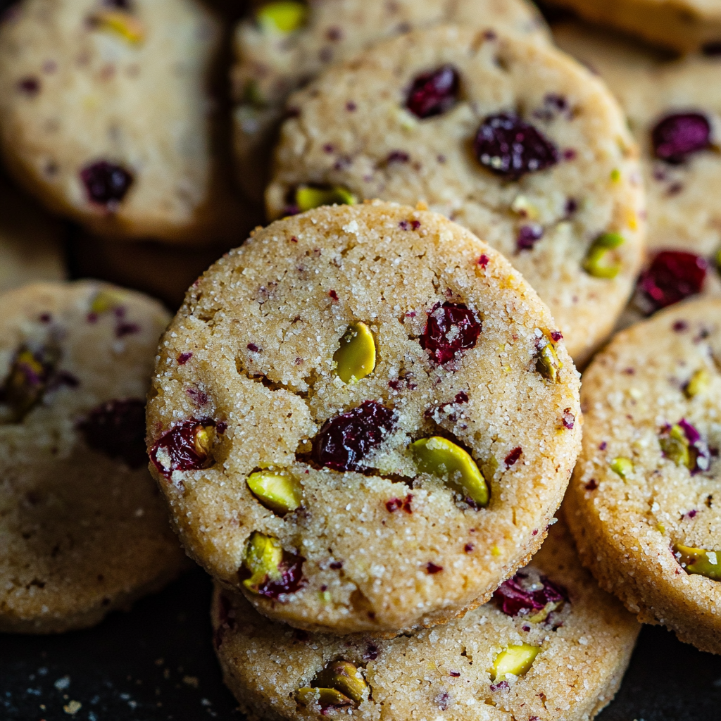 Cranberry Pistachio Shortbread Cookies: The Holiday Cookie That Actually Looks Fancy