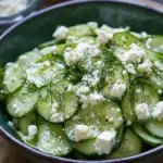 Smashed Cucumber Salad - With Feta and Dill