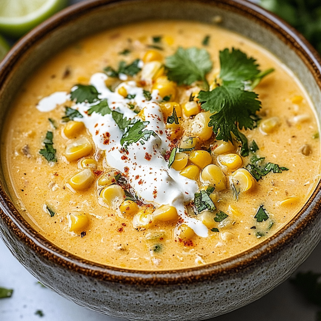 Mexican Street Corn Soup