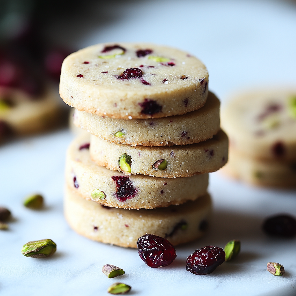 Cranberry Pistachio Shortbread Cookies: The Holiday Cookie That Actually Looks Fancy