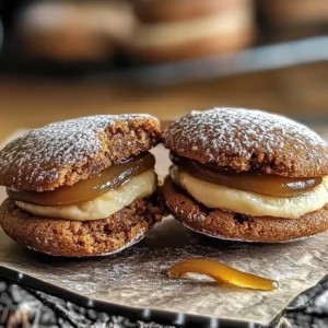 Apple Cider Whoopie Pie Cookies with Caramel