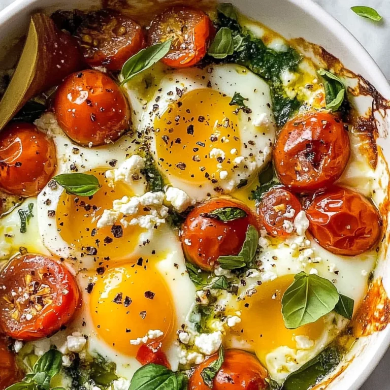 Baked Feta Eggs