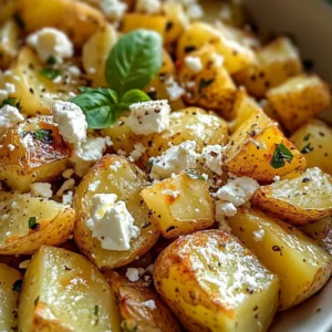 Baked Feta Potatoes