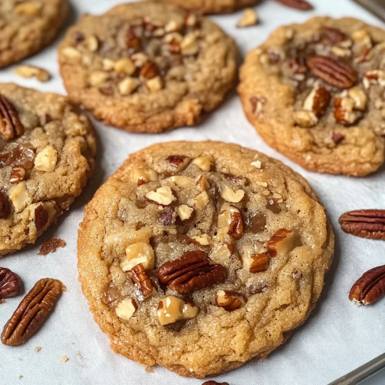Bourbon Toffee Cookies