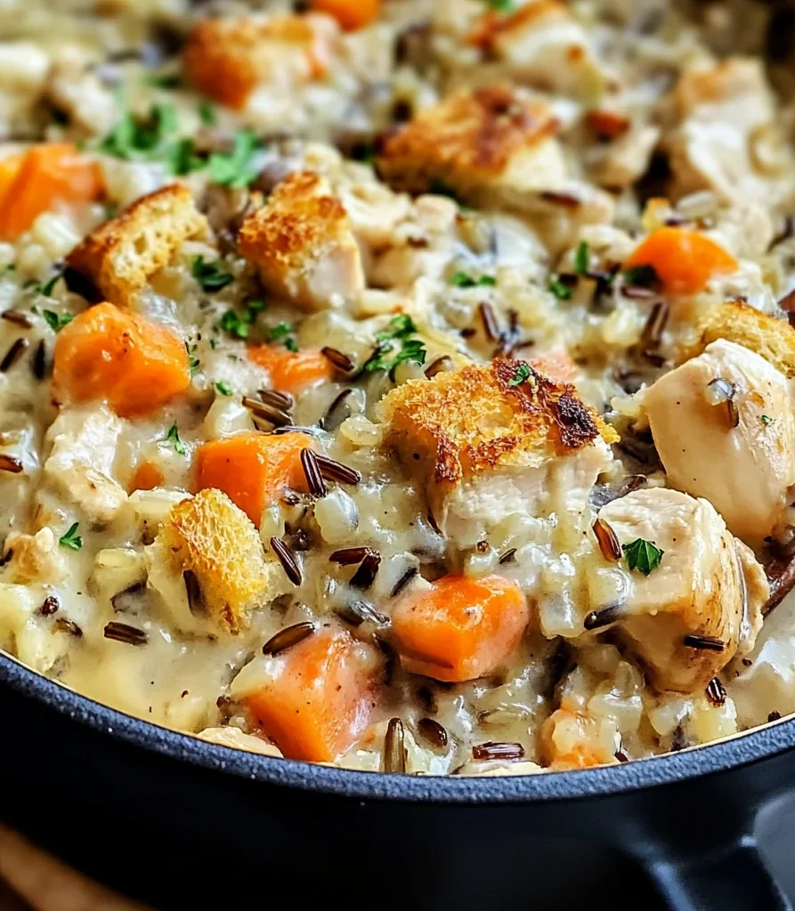 Chicken Wild Rice Casserole Recipe
