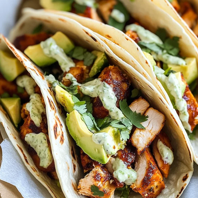 Chili Lime Chicken Tacos Recipe