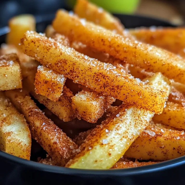Crispy Air Fryer Apple Fries