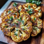 Crispy Baked Cauliflower Steaks