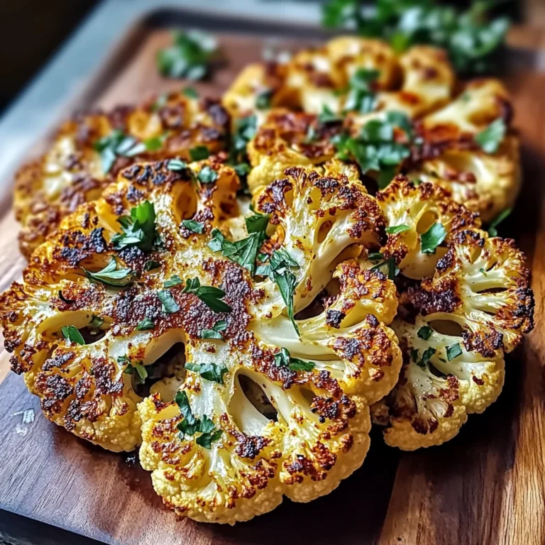 Crispy Baked Cauliflower Steaks